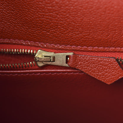 Hermes Chevre Mysore Kelly Sellier 28 Vermillion 16 of 37