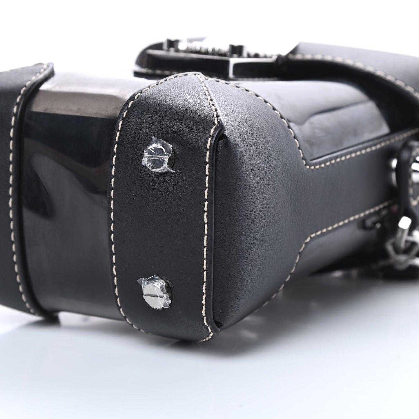 Transparent Mini Berlin Crossbody Black