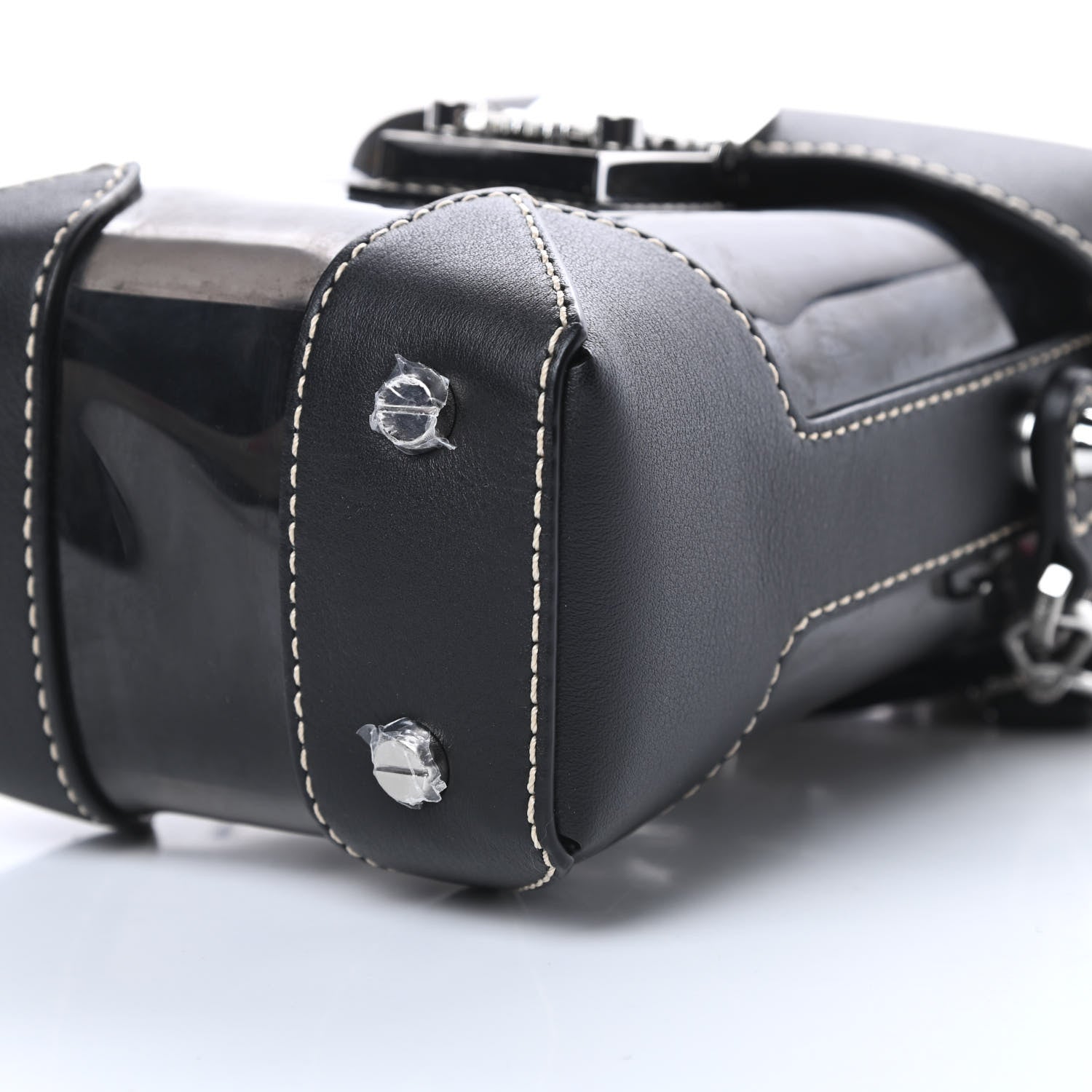 MCM Transparent Mini Berlin Crossbody Black 13 of 17