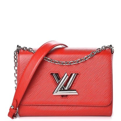 Louis Vuitton Epi Twist Shoulder Bag MM Coquelicot 1 of 10