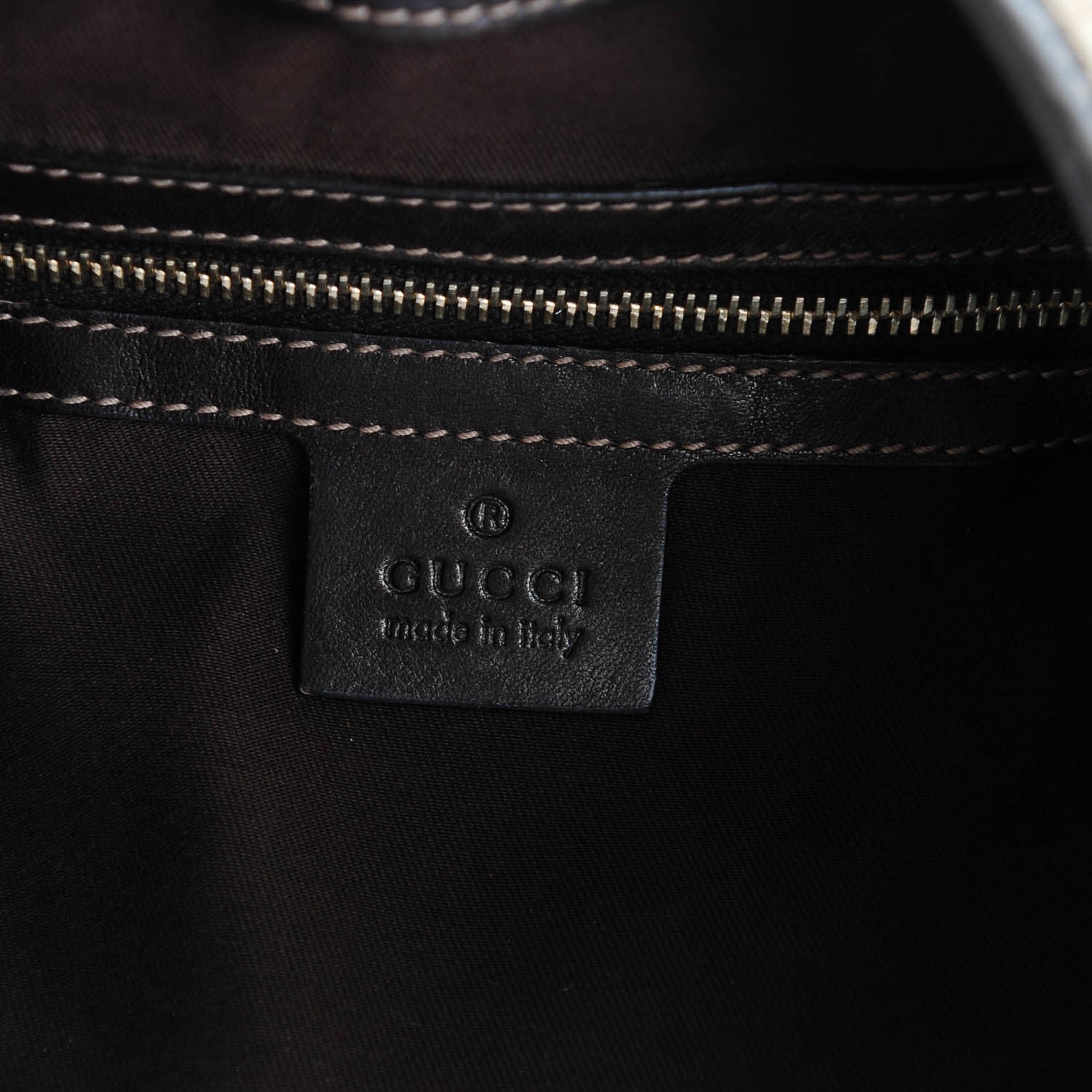 Gucci Monogram Large Horsebit 85th Anniversary Hobo Dark Brown 7 of 9