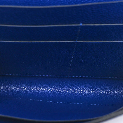 Hermes Chevre Mysore Clic 16 Wallet Bleu Electrique 6 of 11