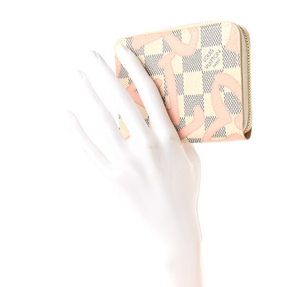 Louis Vuitton Damier Azur Tahitienne Zippy Coin Purse 2 of 9