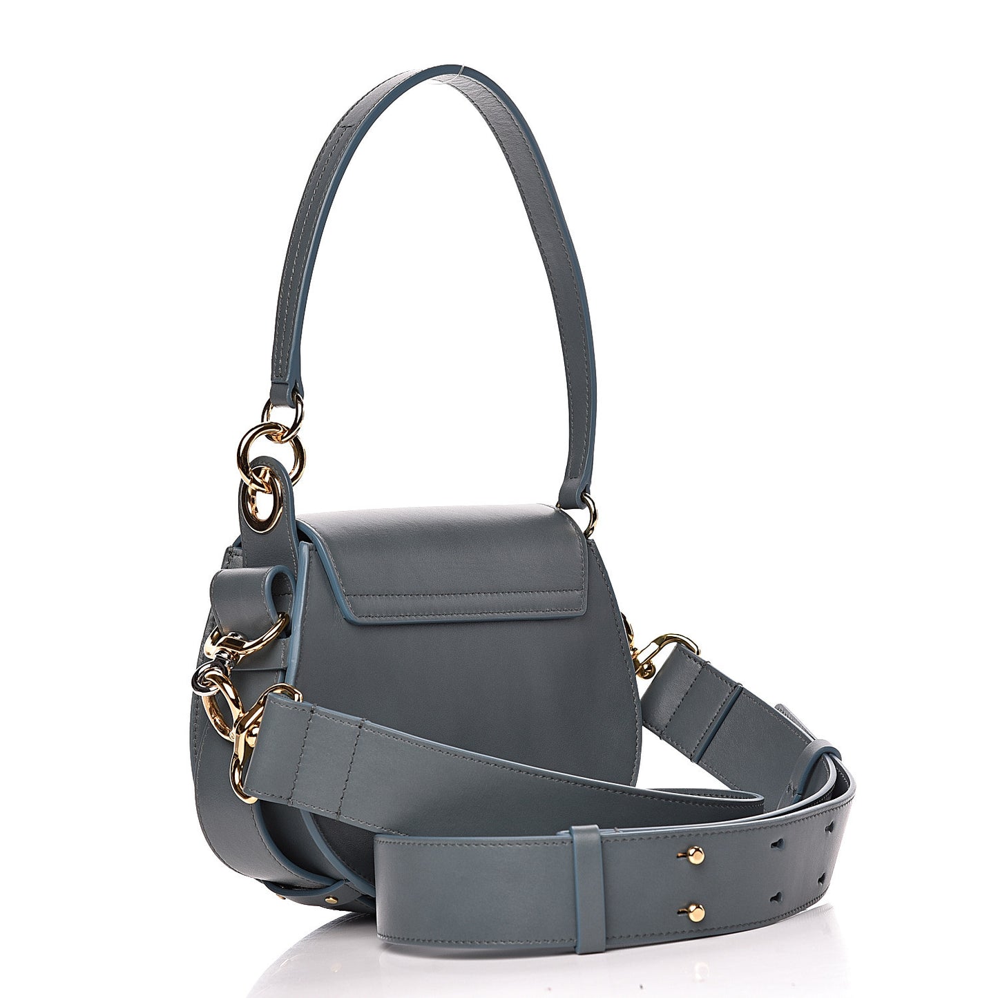 Calfskin Small Tess Bag Cloudy Blue