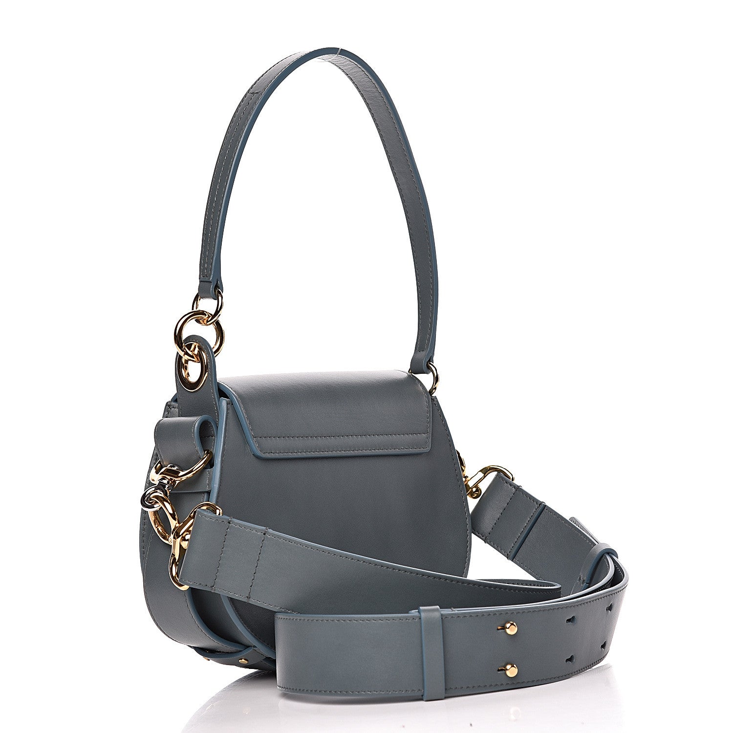 Chloe Calfskin Small Tess Bag Cloudy Blue 3 of 10