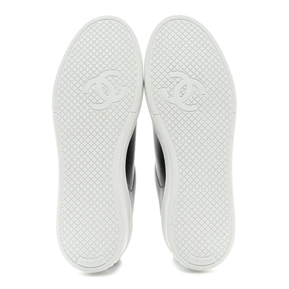 Chanel Calfskin CC Womens Sneakers 35.5 Black 5 of 8