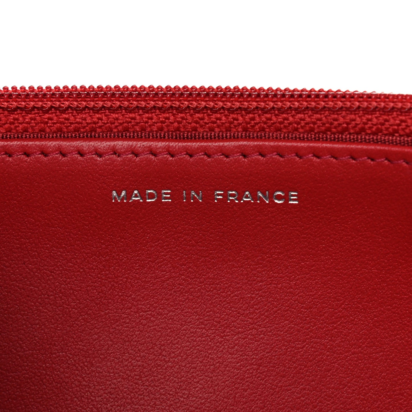 Caviar Quilted Boy Wallet On Chain WOC Red