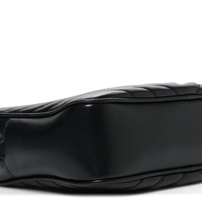 Saint Laurent Calfskin Matelasse Monogram Lou Camera Bag Black 9 of 10
