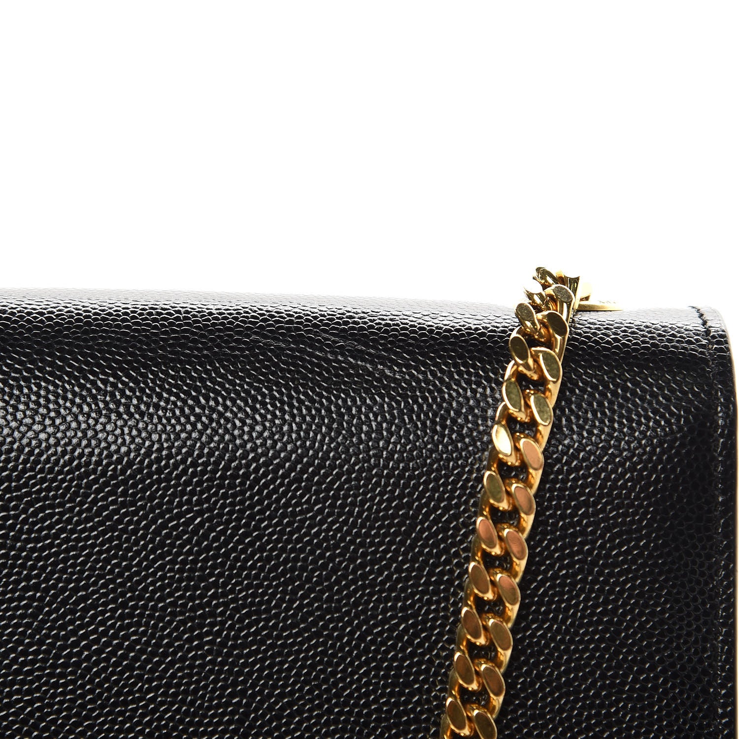 Saint Laurent Grain De Poudre Small Monogram Kate Satchel Black 11 of 13