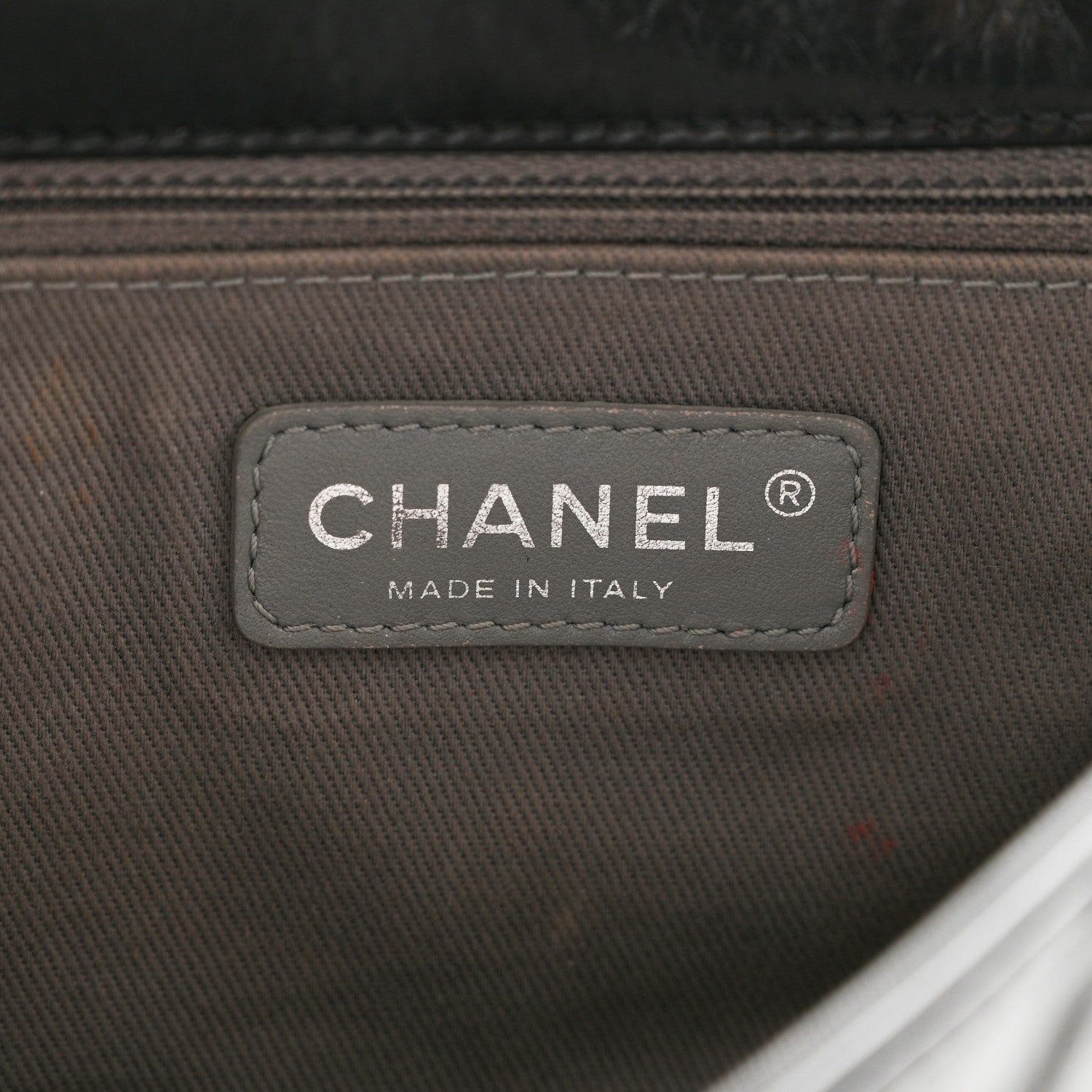 Chanel Glazed Calfskin Quilted Metal Chain Flap Black 5 of 8