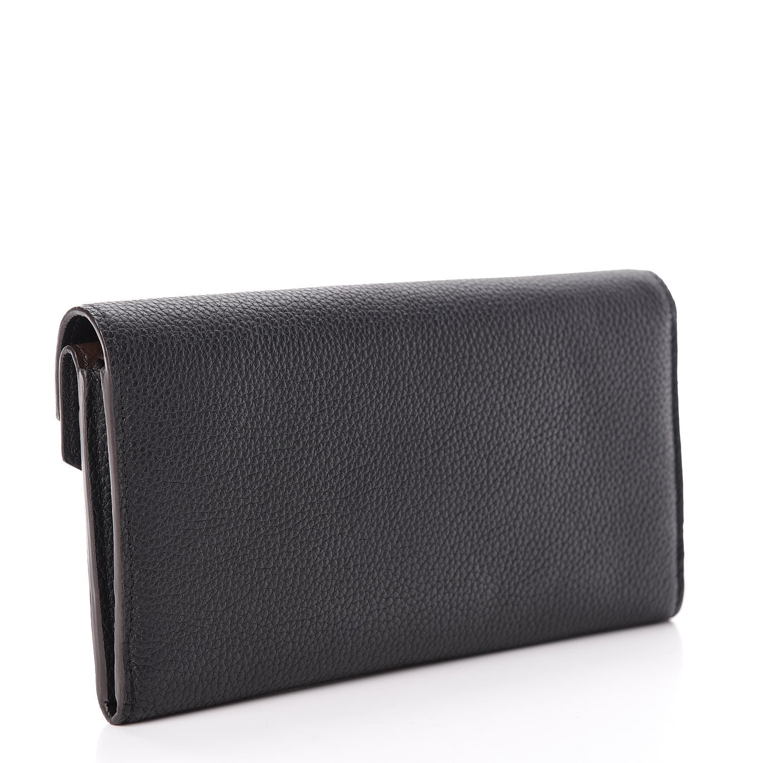 Louis Vuitton Calfskin Double V Wallet Black 3 of 8