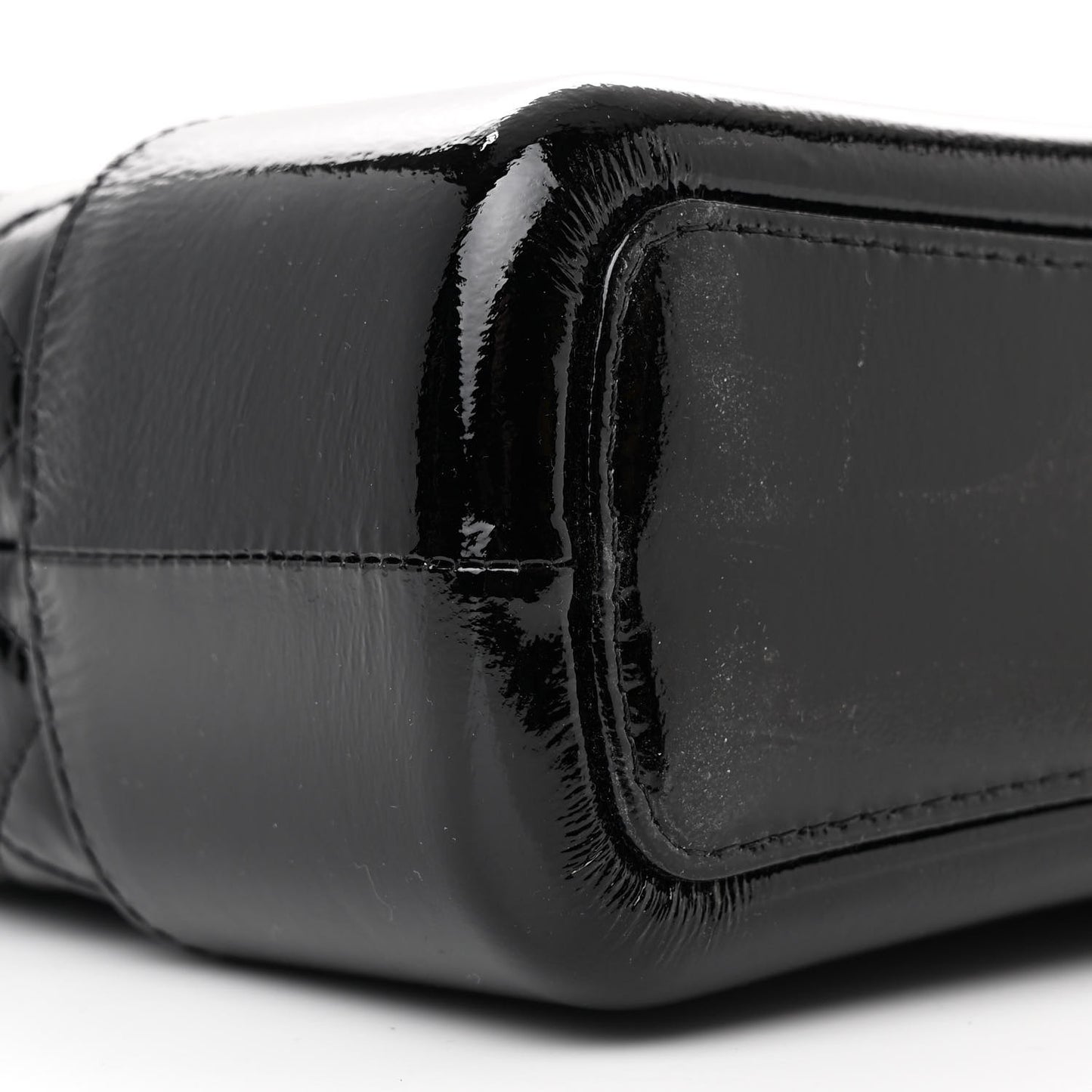 Aged Calfskin Quilted Medium Gabrielle Hobo Black