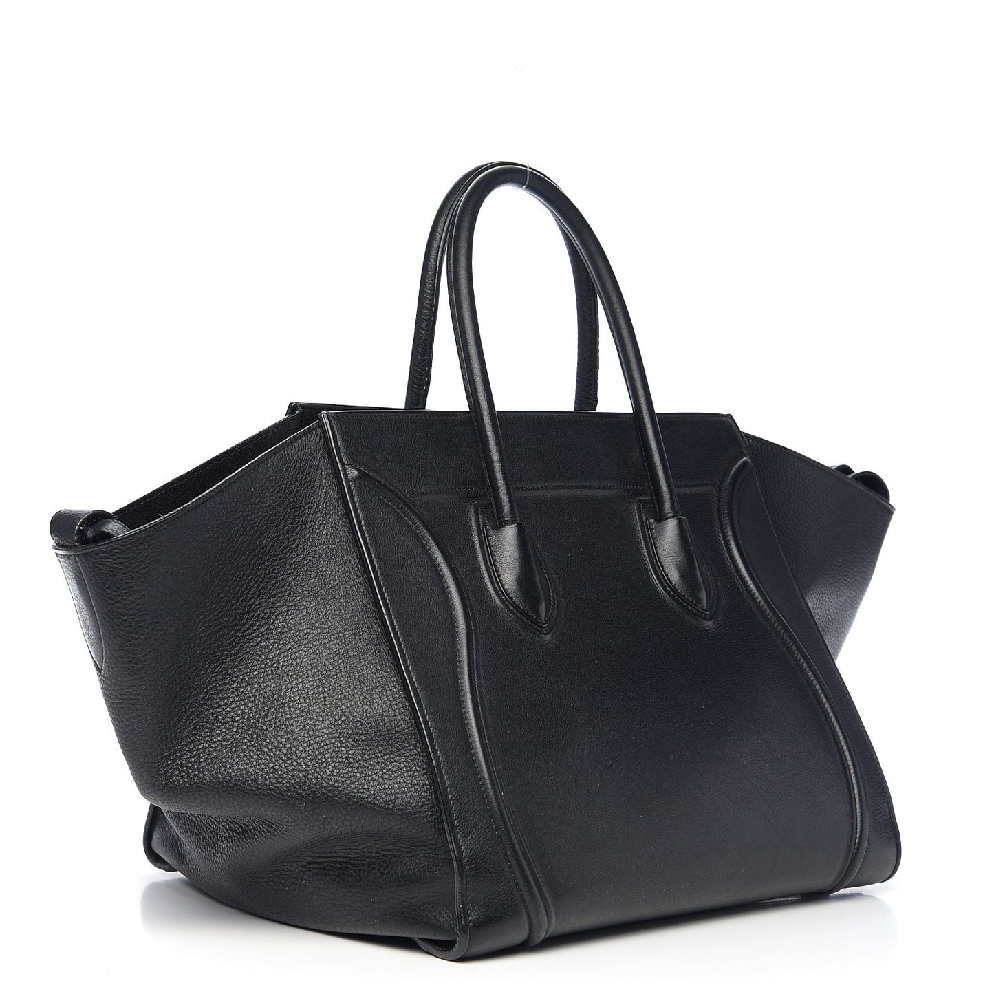 Supple Calfskin Medium Phantom Luggage Black