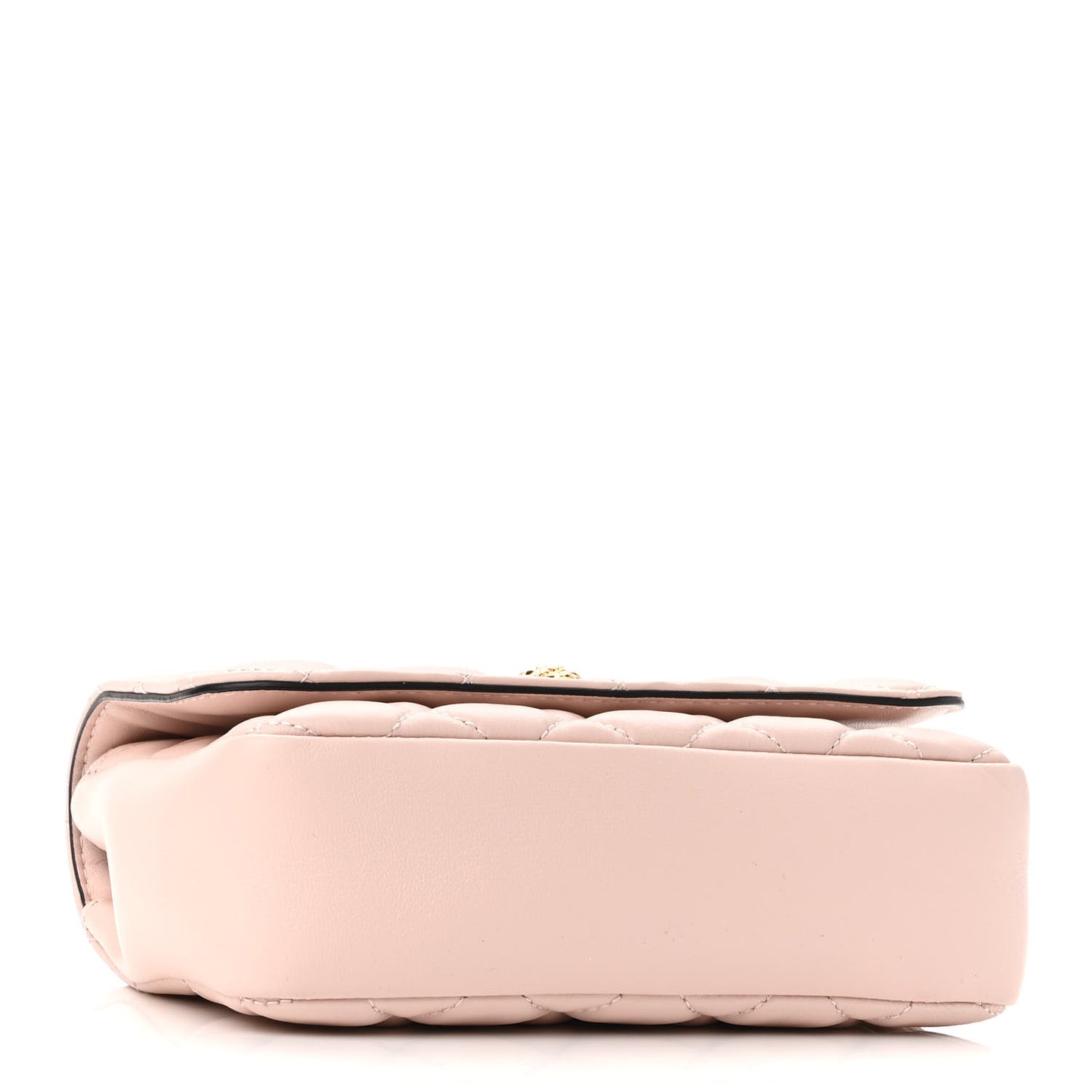 Nappa Quilted Small Medusa Chain Crossbody Light Pink