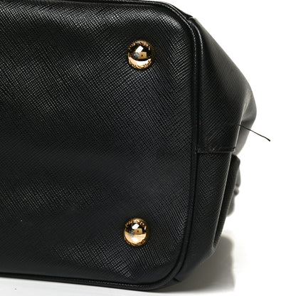 Prada Saffiano Medium Galleria Double Zip Tote Black 14 of 14