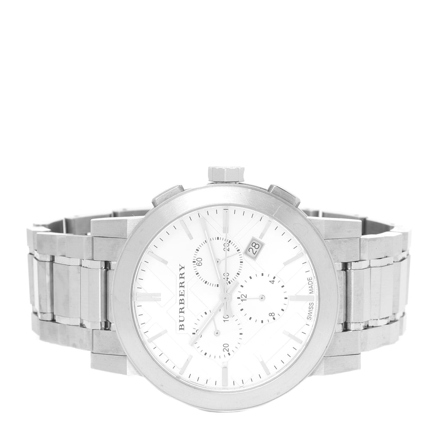 Stainless Steel 42mm Chronograph Quartz Watch BU9350