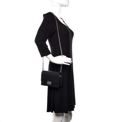 Prada Saffiano Lux Bandoliera Crossbody Bag Black 2 of 9