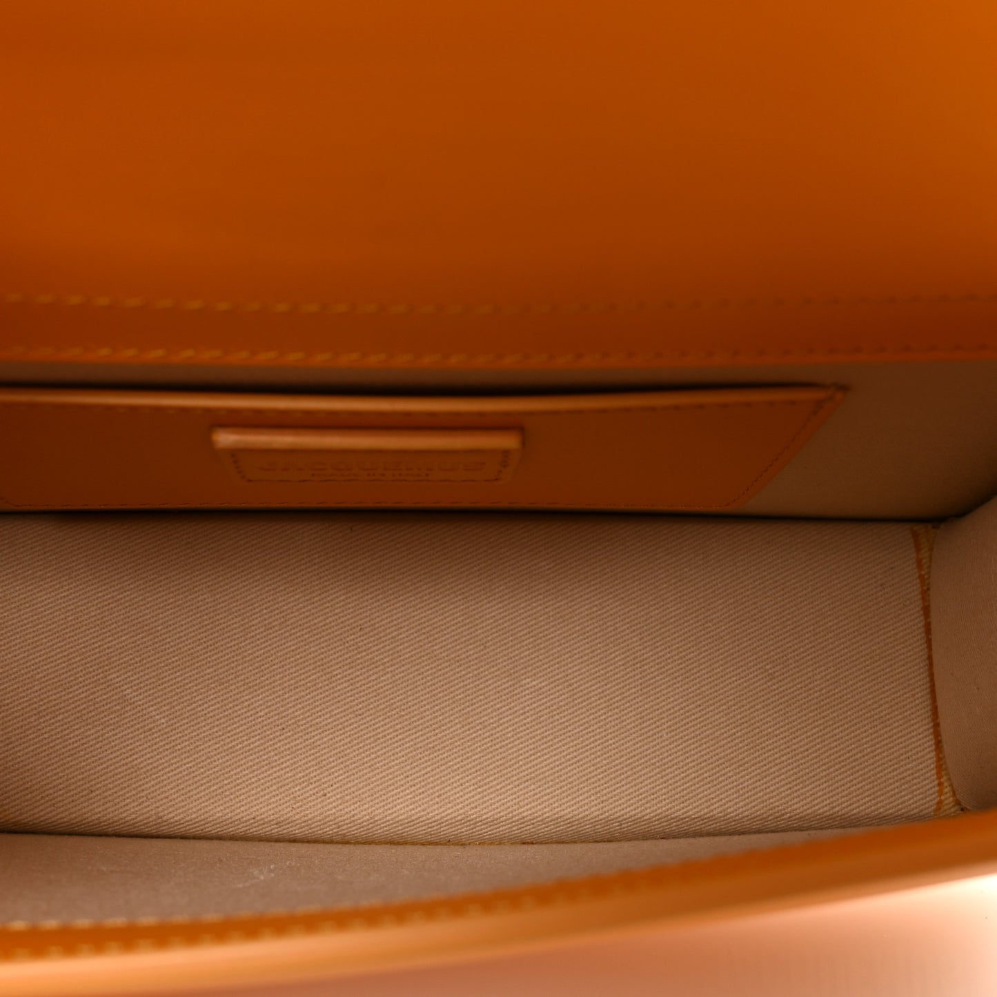 Smooth Calfskin Le Grand Bambino Dark Orange