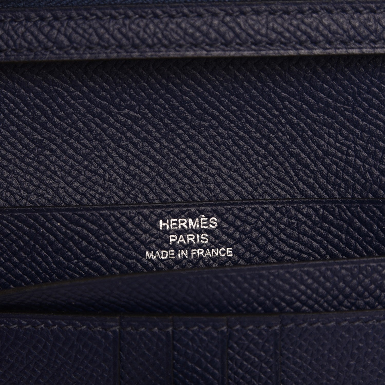 Hermes Epsom Bearn Compact Wallet Bleu Saphir 6 of 7