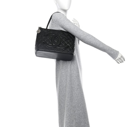 Chanel Caviar Quilted Medallion Tote Black 2 of 10