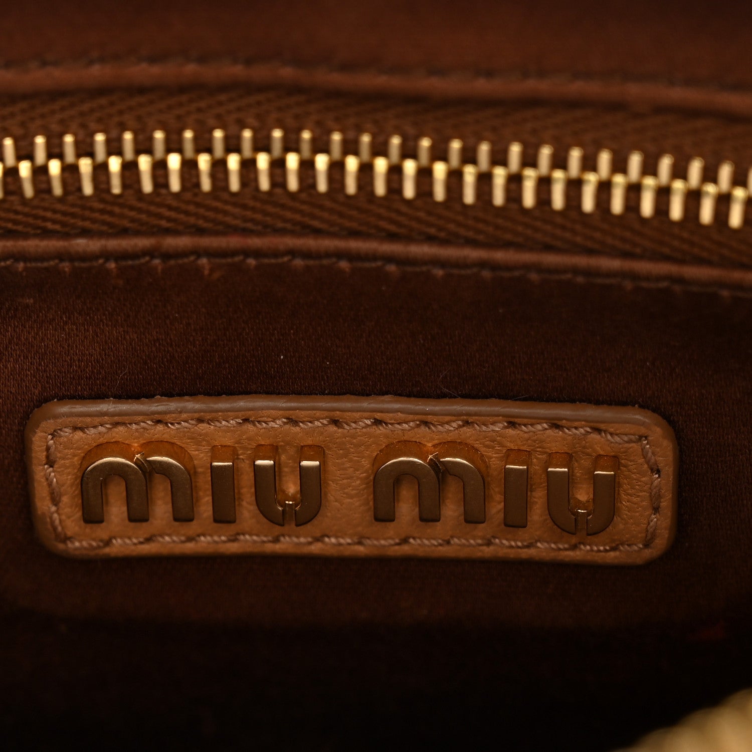 Miu Miu Nappa Multi Pocket Hobo Caramel 6 of 10