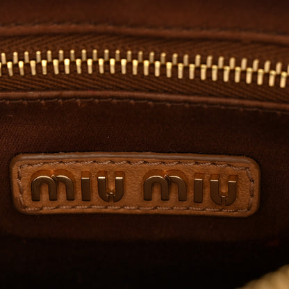 Miu Miu Nappa Multi Pocket Hobo Caramel 6 of 10