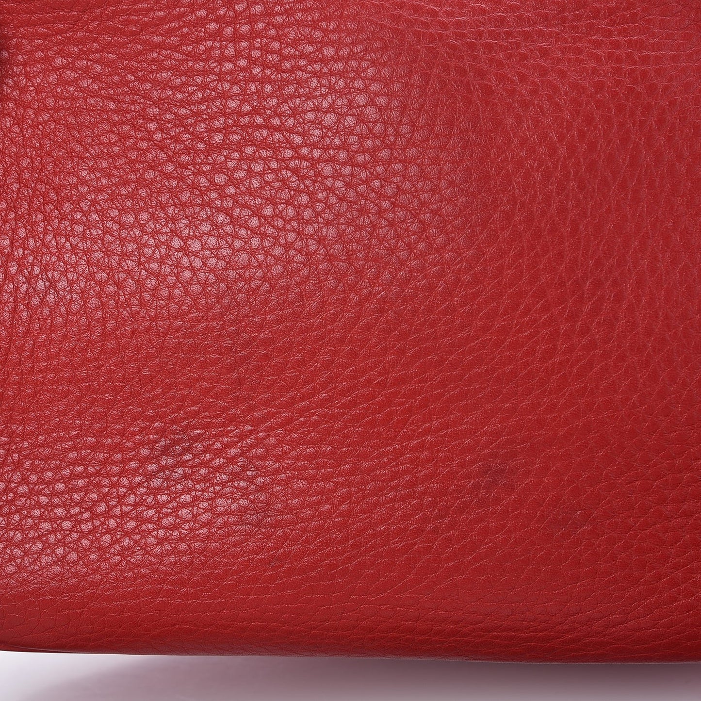 Pebbled Calfskin Small Soho Disco Bag Tabasco Red