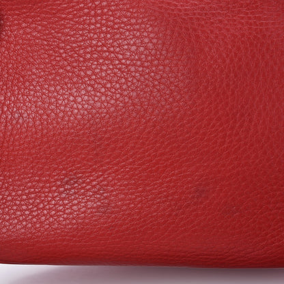 Gucci Pebbled Calfskin Small Soho Disco Bag Tabasco Red 9 of 12