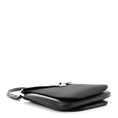 Prada Brushed Calfskin Nylon Small Margit Flap Bag Black 4 of 13