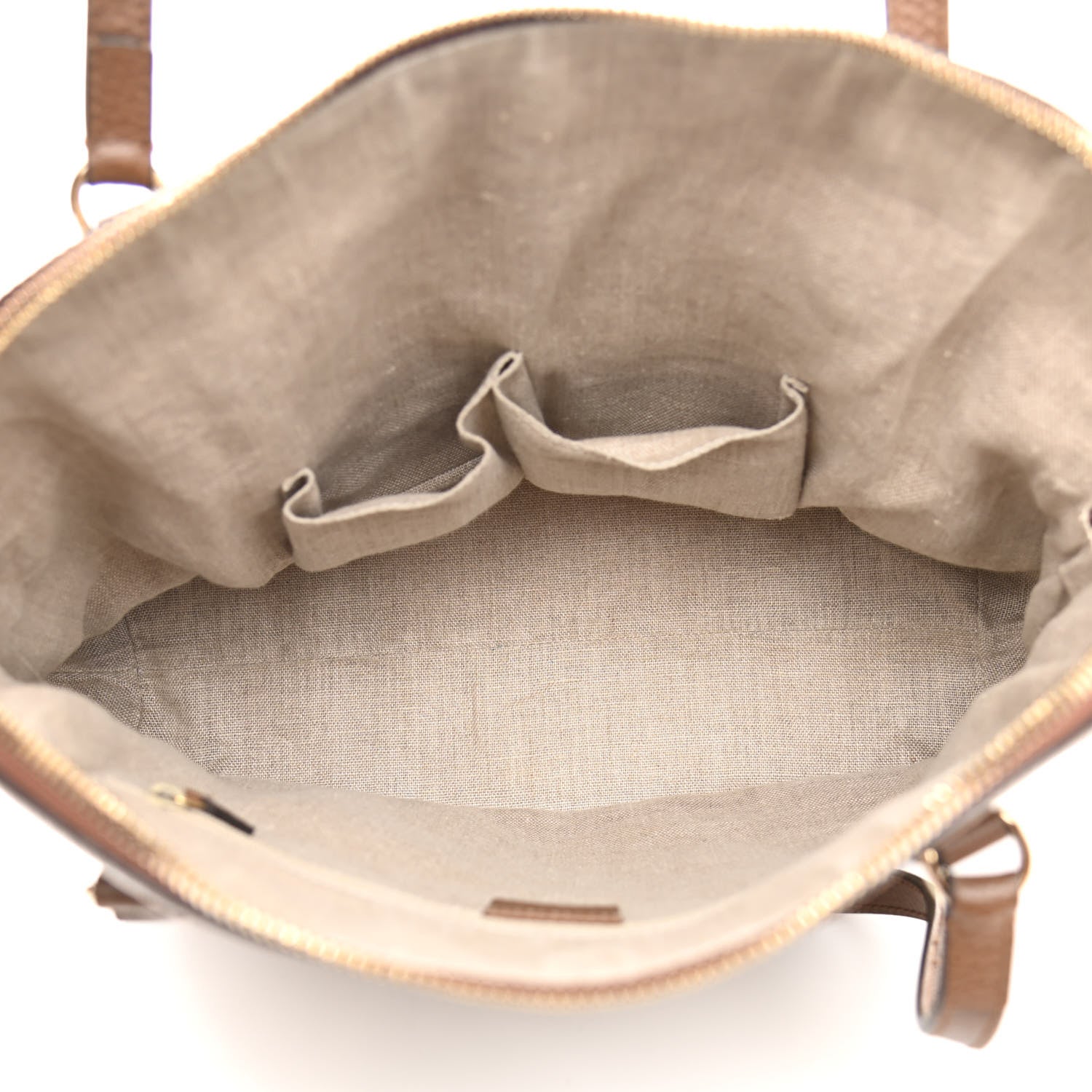 Gucci Monogram Medium Bree Shoulder Bag Beige Tabacco 5 of 11
