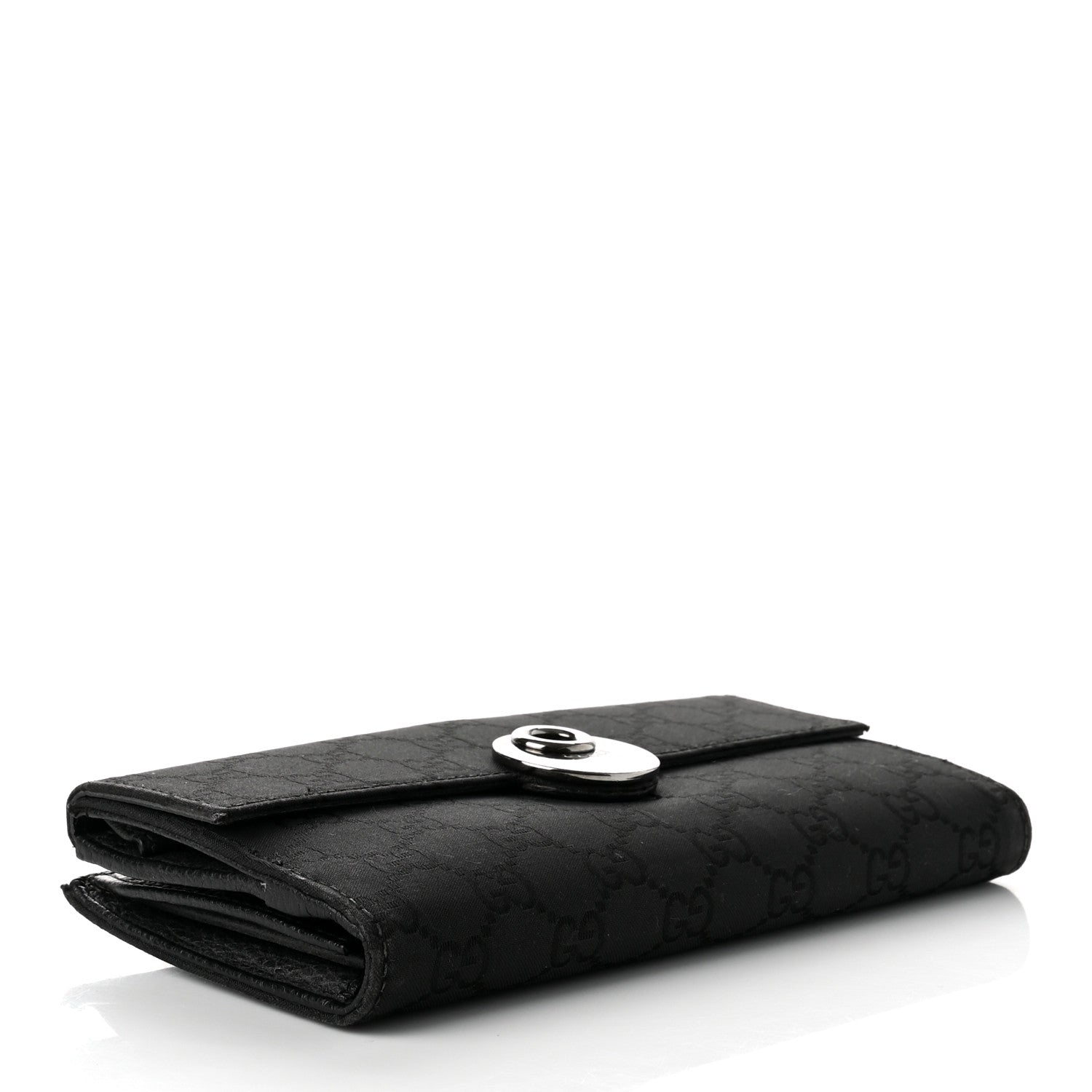 Gucci Monogram Eclipse Continental Wallet Black 4 of 9