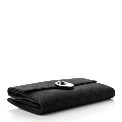 Gucci Monogram Eclipse Continental Wallet Black 4 of 9