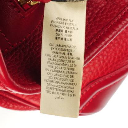 Burberry Grainy Calfskin Canterbury Tote Red 7 of 9