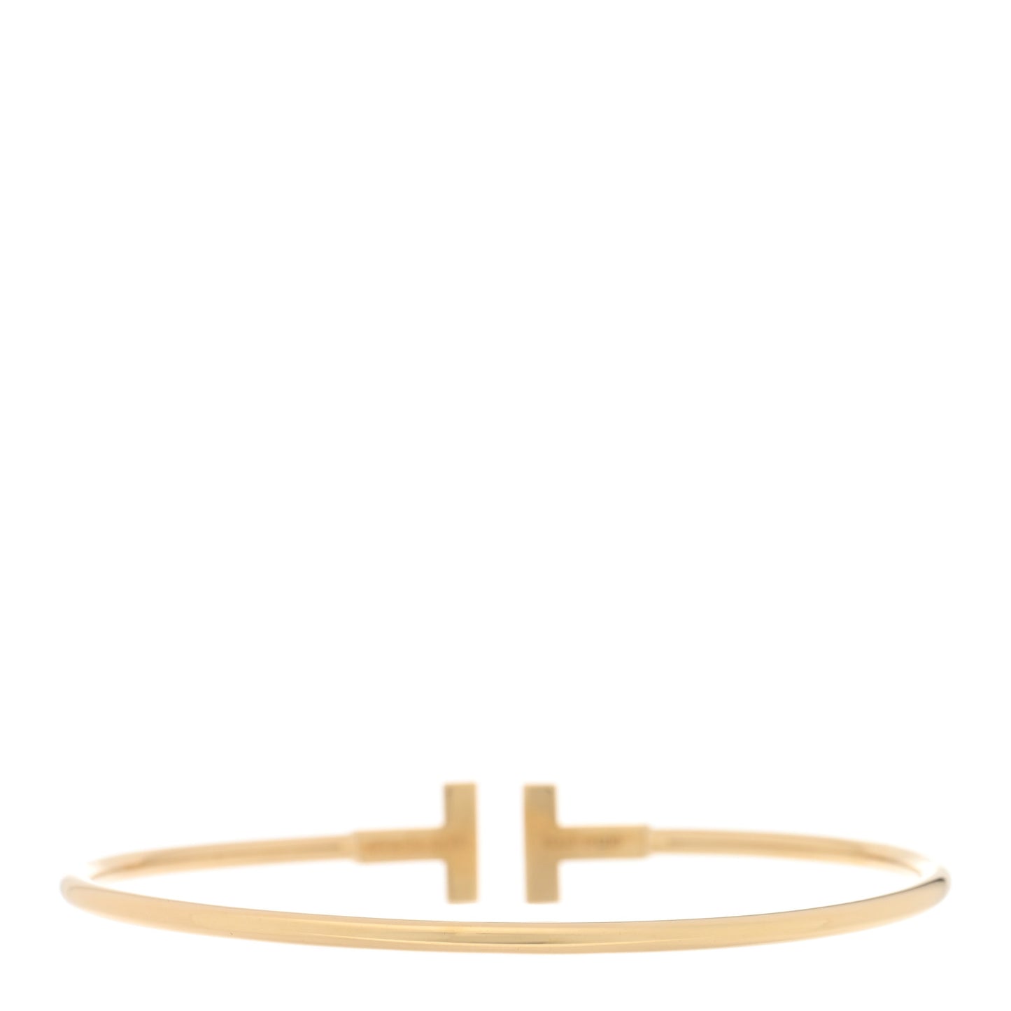 18K Yellow Gold T Wire Bracelet