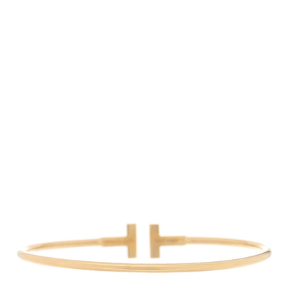 Tiffany 18K Yellow Gold T Wire Bracelet 2 of 4