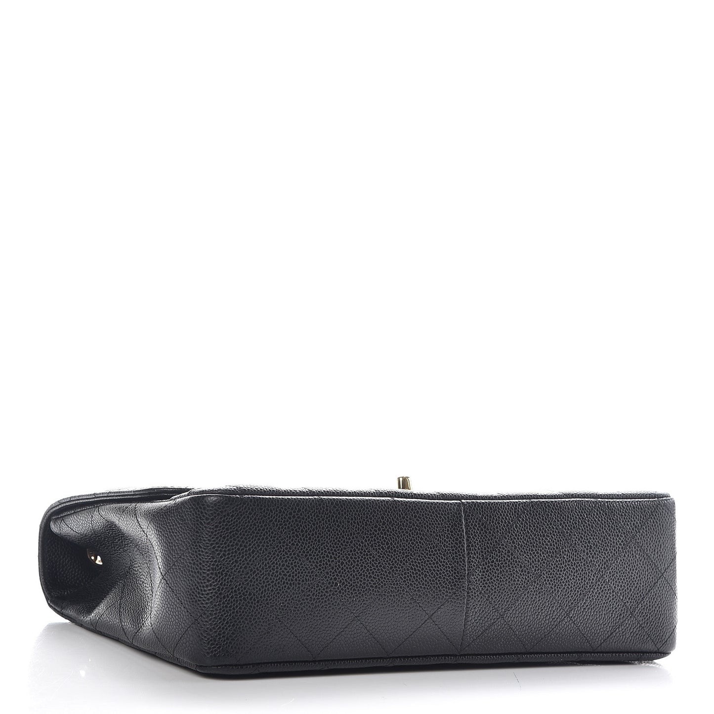 Caviar Quilted Jumbo Single Flap Black