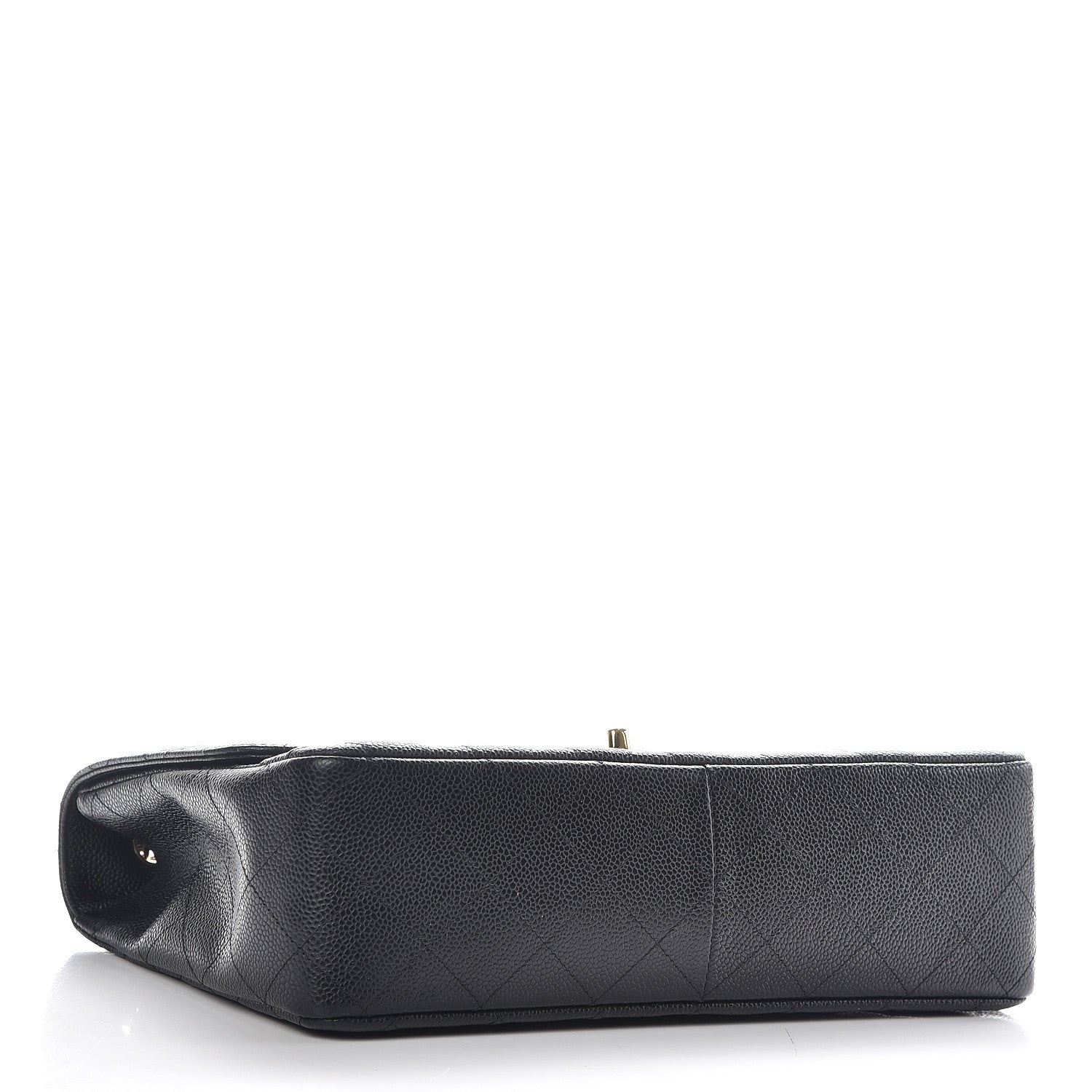 Chanel Caviar Quilted Jumbo Single Flap Black 4 of 12