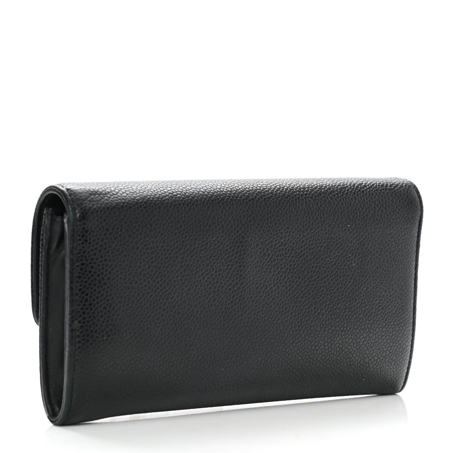 Chanel Caviar Timeless CC Large Gusset Flap Wallet Black 3 of 10