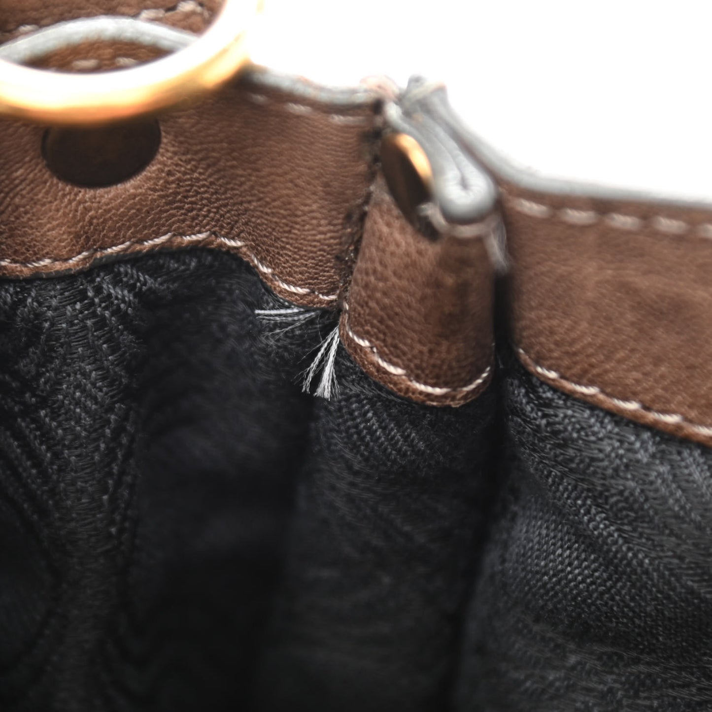 Lambskin PS1 Mini Pouch Messenger Bag Saddle