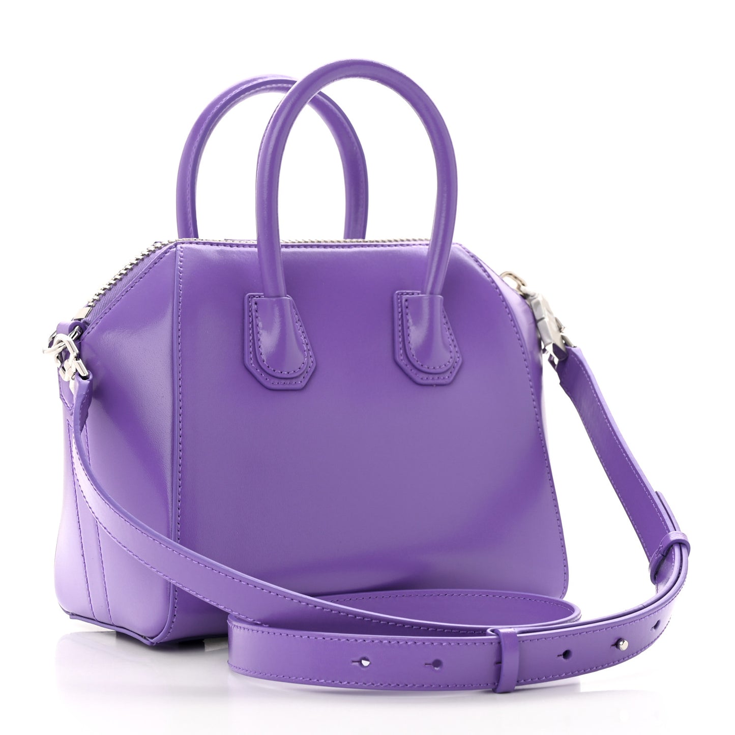 Box Calfskin Mini Antigona Purple Dahlia