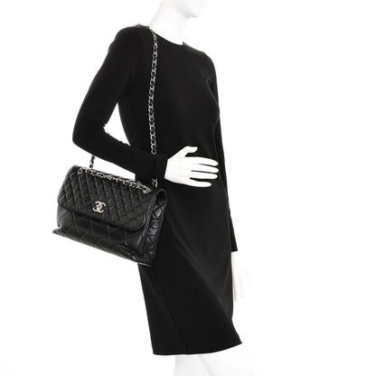 Chanel Calfskin Quilted In The Business Flap Bag Black 2 of 7