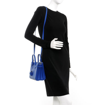 Saint Laurent Calfskin Nano Sac De Jour Royal Blue 2 of 8