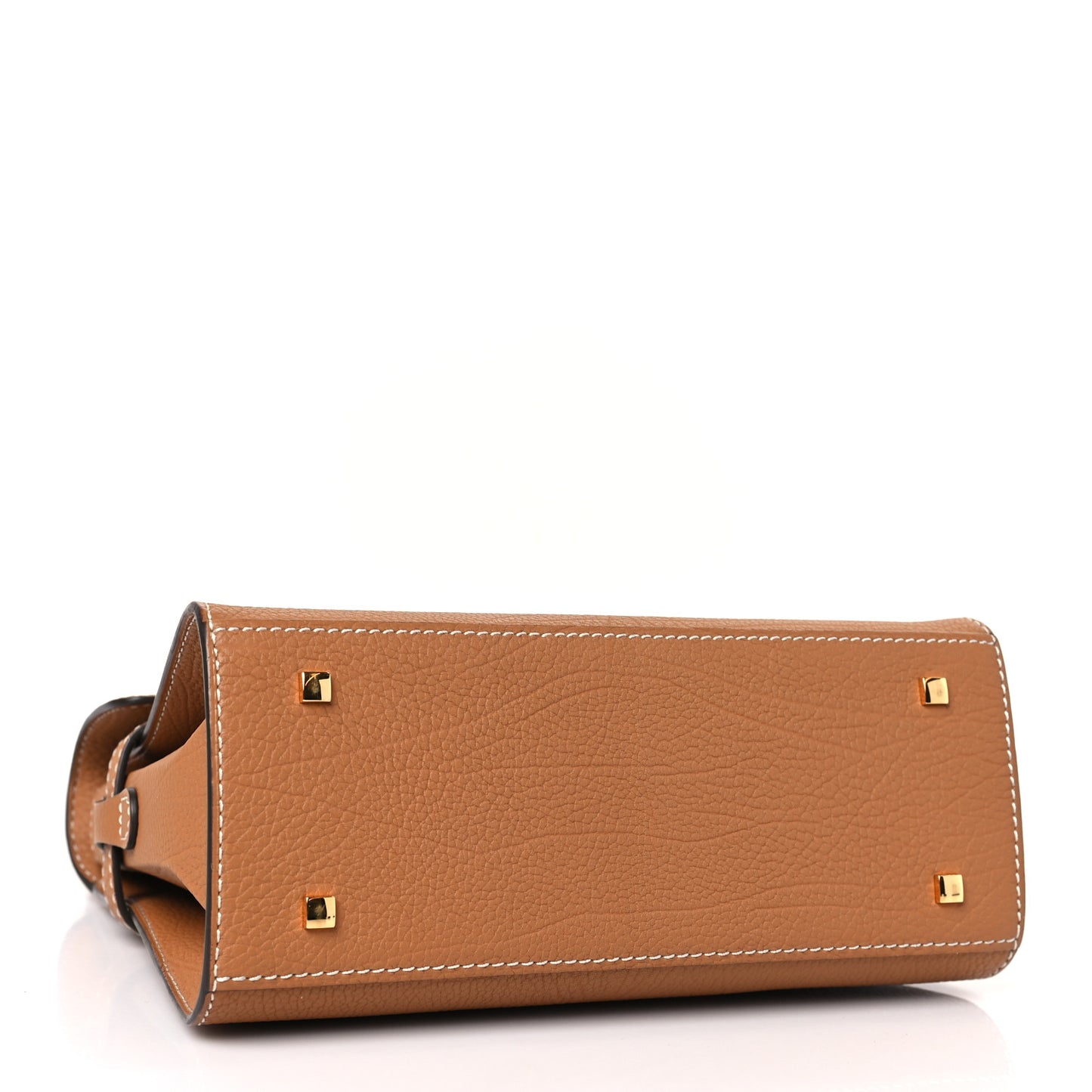 Crispy Calfskin Mini Tempete Satchel Vegetal