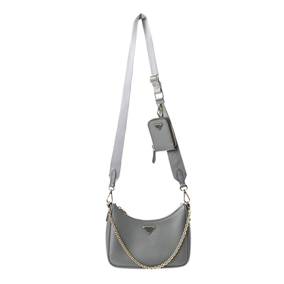 Prada Saffiano Re-Edition 2005 Shoulder Bag Ardesia 1 of 10