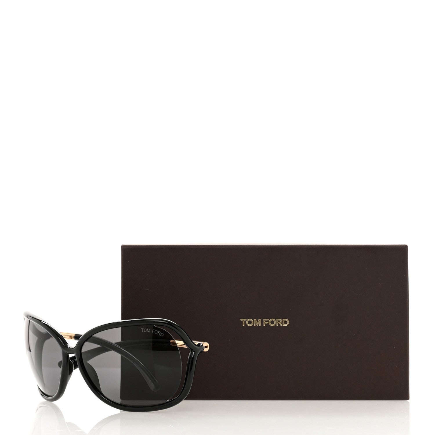 Tom Ford Acetate Raquel Sunglasses TF76 Black 7 of 7