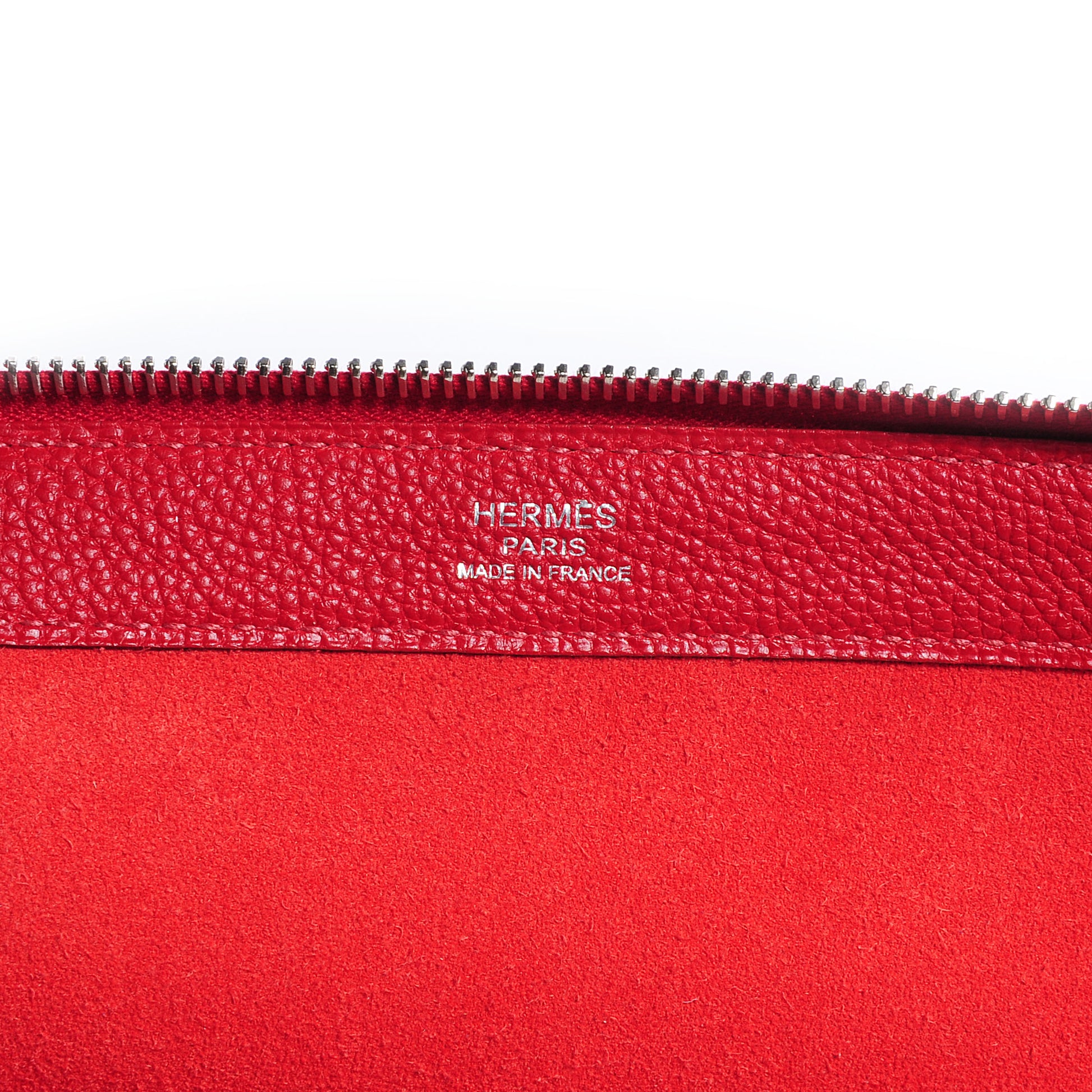 Hermes Evercolor Zip Tablet Portfolio Rouge Vif 6 of 8