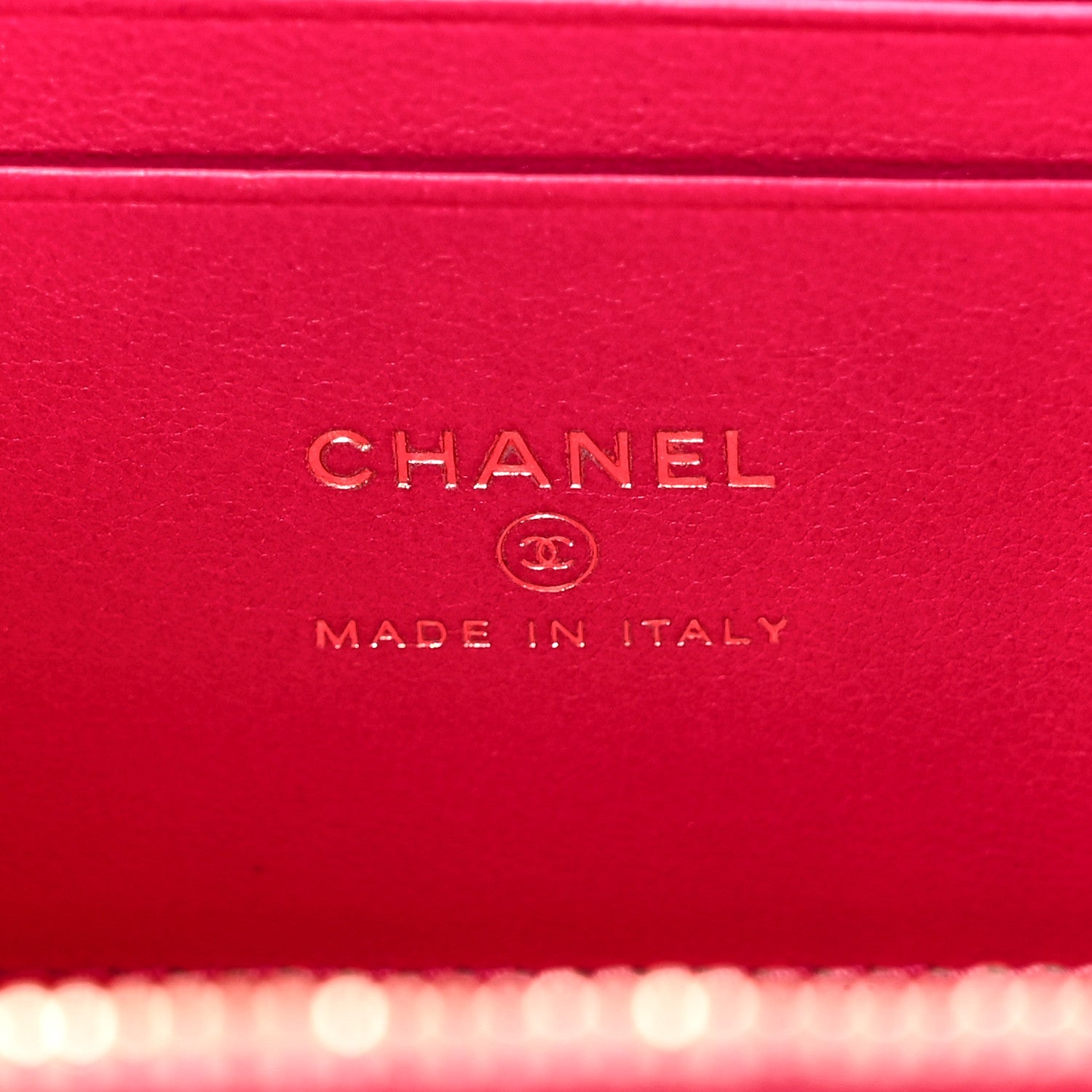 Chanel Lambskin Quilted Small Charming Top Handle Vanity Case With Chain Dark Pink 7 of 12