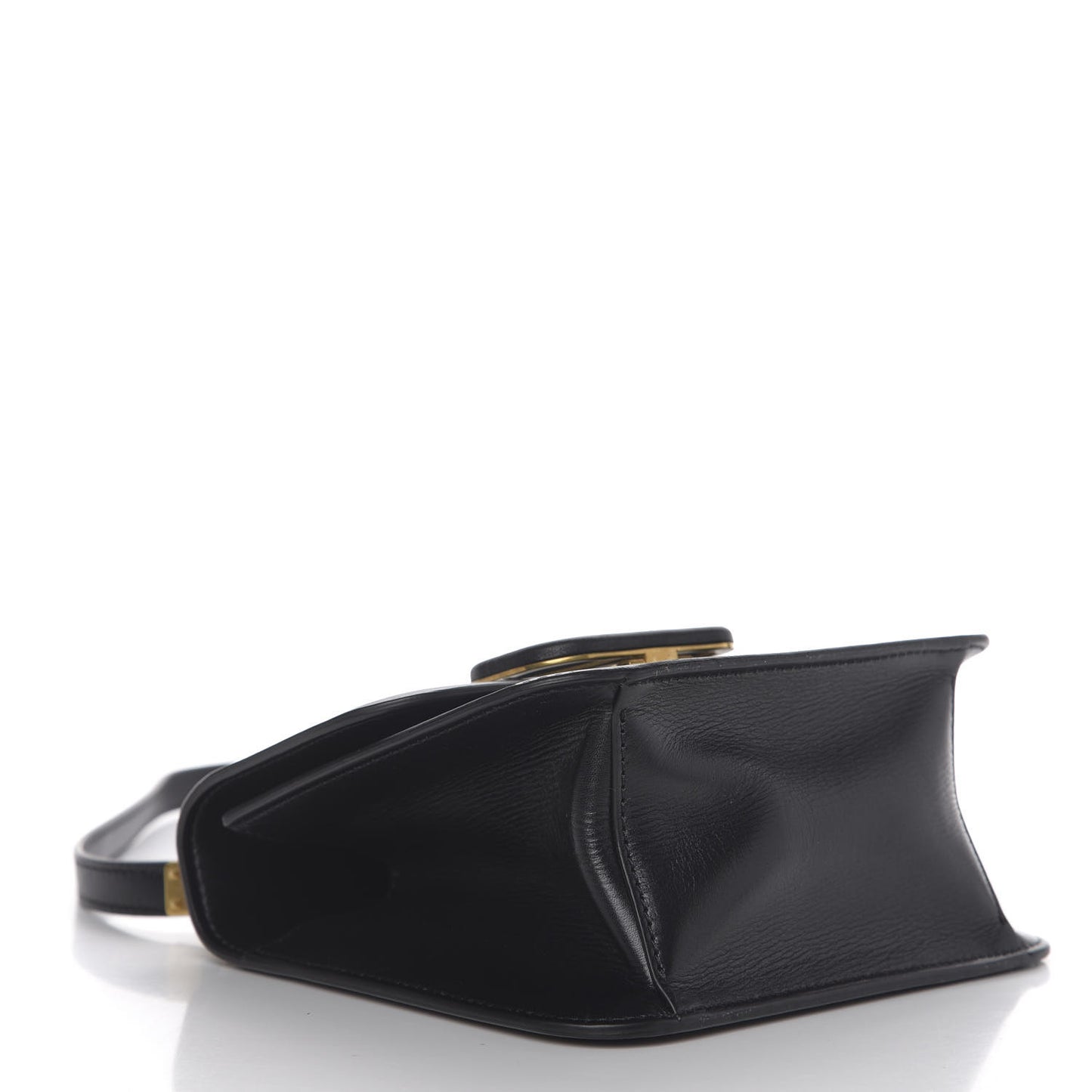 Smooth Calfskin Small VSling Shoulder Bag Black