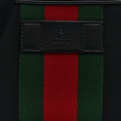 Gucci Canvas Web Slim Belt Bag Black 7 of 9