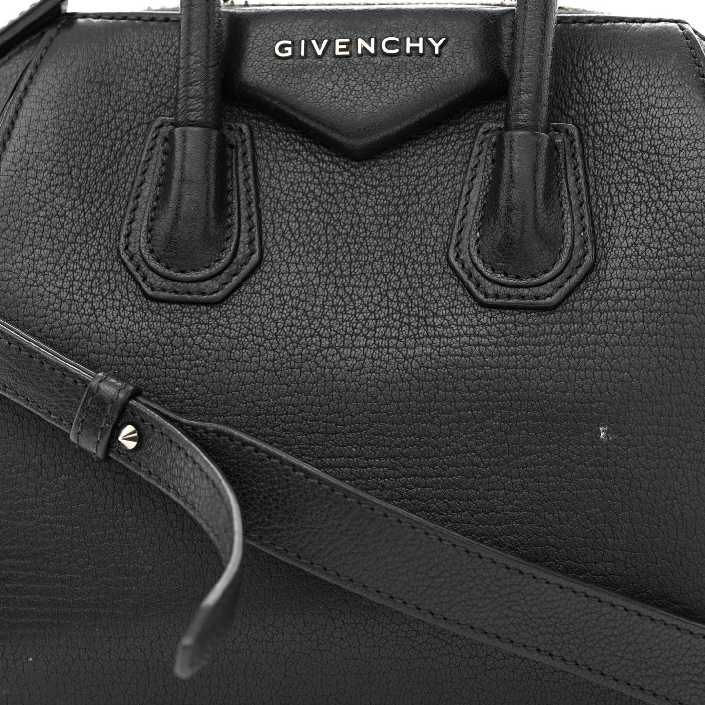 Sugar Goatskin Mini Antigona Black